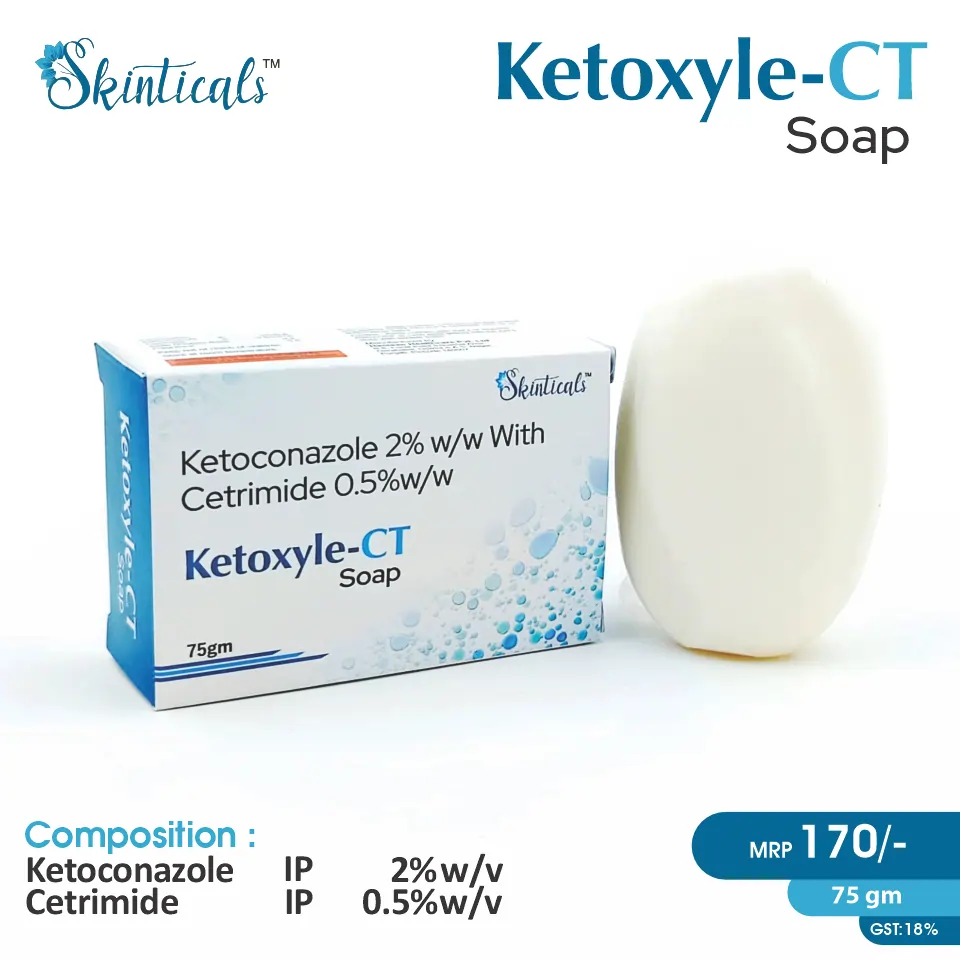 Ketoconazole 2% + Cetrimide 0.5% Soap | Best price for PCD Pharma Franchise | Antifungal & Antibacterial Skin Care